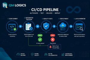 QA Automated Testing. CI/CD pipeline steps
