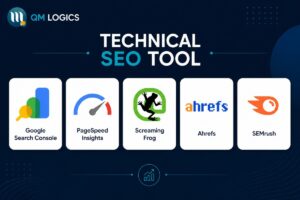 Technical SEO tools used for site audits and performance checks
